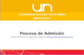 Proceso de Admisión - Universidad Nacional De …gfnun.unal.edu.co/unciencias/data-file/user_31/file...de acuerdo con ellas elija la opción "Aceptar". Para la modificación y corrección