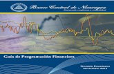 Guía de Programación Financiera...3 1. Introducción En el marco de las facultades y responsabilidades establecidas en el Arto. 71 de la Ley OrgÆnica del Banco Central de Nicaragua