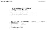 Videocámara Digital HD€¦ · sobre los derechos de autor. † Debido al modo en que el dispositivo de imagen (sensor CMOS) lee las señales de la imagen, los motivos que aparecen
