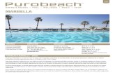 MARBELLA - Purobeach · 2017-08-10 · Purobeach Marbella es uno de los clubs de playa más elegantes y exclusivos de la Costa del Sol. En él podrás descansar y disfrutar de un
