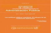 CENTRO DE INVESTIGACIONES EN Administración Pública157.92.136.59/download/docin/docin_ciap_v8_n8.pdf · CENTRO DE INVESTIGACIONES EN ADMNISTRACION PUBLICA Las políticas públicas