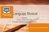 Lenguaje Musical - Colegio Aurora de Chile Rancagua · Lenguaje Musical Semana 5 Profesor: Felipe Pérez Parra Consultas: musicaauroradechile@gmail.com Colegio Aurora de Chile Educación