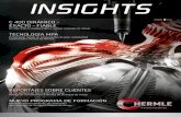InsIghts · InsIghts Número 2 2013 C 400 DINÁmICo – eXACTo – FIABLe el iTNC 530 en modelo HSCI y nuevas variantes de mesas TeCNoLoGÍA mPA Prototipado rápido de componentes