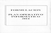 FORMULACION PLANOPERATIVO INFORMATICO 2014 · Santa Rosa, SECOMy Mantenimiento, Biblioteca Municipal, Vaso de leche, PCAM. GERENCIA DETECNOLOGíAS YSISTEMAS DEINFORMACIÓN. La distribución