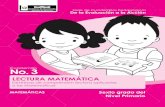 LECTURA MATEMÁTICA - Guatemala · 1.1 Destrezas lectoras y lectura matemática Los estudiantes que son eficaces al resolver problemas pueden estimar, predecir, hacer conclusiones,