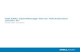 Dell EMC OpenManage Server Administrator versión 9 · 2018. 1. 11. · • Ubuntu 16.04.3 LTS (Xenial Xerus) desde servidores PowerEdge de 14G en adelante • NOTA: Server Administrator