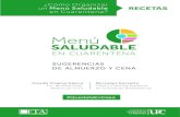 ¿Cómo Organizar Menú Saludable RECETAS en Cuarentena?blogs.eco.unc.edu.ar/activemos/files/2020/05/FTA_Recetas... · 2020. 5. 21. · Menú SALUDABLE EN CUARENTENA RECETAS ¿Cómo