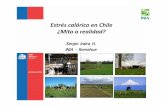 Estréscalórico&en&Chile& ¿Mito&o&realidad?& · Temperatura crítica (°C) en ganado vacuno según condición ambiental ... severas de estrés por calor. Consecuencia&del&estréspor&