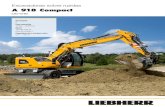 Excavadoras sobre ruedas - Liebherr Group€¦ · En cualquier obra del mundo, las excavadoras sobre ruedas Compact de Liebherr son sinónimo de fuerza, velocidad y dimensiones compactas.