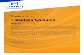 DEPARTAMENTO DE ECONOMÍA Estudios Sociales · Doctorado en Estudios Sociales Bogotá Las sociedades necesitan respuestas a sus principales problemas fundadas en la investiga-ción