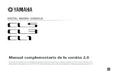 Manual complementario de la versión 2 - Yamaha Corporation · Manual complementario de la versión 2.0 En este manual complementario se detallan principalmente las funciones que