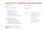 CLASEO4 - Entornos de Ejecución - unizar.eswebdiis.unizar.es/~neira/12048/entornosdeejecucion.pdf12048 - J. Neira – Universidad de Zaragoza 6 Ámbito estático vs. dinámico •