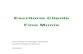 Escritorio Cliente Fino Munix - Municipalidad de Rosario · 1. Introducción 2. Atajo de Teclas 3. Aplicaciones y herramientas similares a las de Windows 4. Gestión De Archivos (Konqueror)