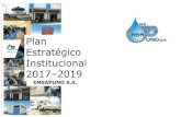 emsapuno.com.pe · 2017. 3. 6. · Planeamiento Estratégico con el objetivo de elaborar el Plan Estratégico Institucional para los años 2017-2019 y el Plan Operativo Institucional