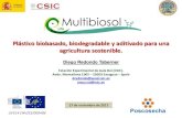 Plástico biobasado, biodegradable y aditivado para una …digital.csic.es/bitstream/10261/165231/1/RedondoD_ I... · 2018. 5. 30. · Plástico biobasado, biodegradable y aditivado