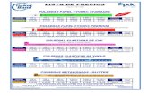 LISTA DE PRECIOS - ticketband.com.ar · LISTA DE PRECIOS (Vigente al 01/08/2020) Las ORIGINALES. Desde hace 20 años, las mejores del mercado - Autoadhesivas - Resistentes al agua