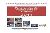 Panorámica del Transporte en Euskadi · PANORÁMICA DEL TRANSPORTE EN EUSKADI 2011 7 0. Resumen Ejecutivo 1. Marco General 2. Oferta y Demanda 3. Efectos inducidos de la actividad