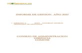 INFORME DE GESTION - Coopminerales · informe de gestion consejo de aministracion, gerencia general y comites asamblea general de asociados de la cooperativa multiactiva del sector