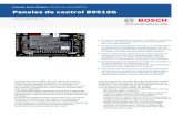 Paneles de control B9512G€¦ · control B9512G integran intrusión, incendio y control de accesos mediante una sola interfaz sencilla para todos los sistemas. Con capacidad para