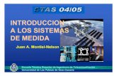 Introducción a los sistemas de medidasmontiel/stas/slides/ftp/0405/01-slide-stas.pdf · 05/10/2004 Transductores Resistivos 2 Indice Fundamentos, Conceptos Generales y Terminología