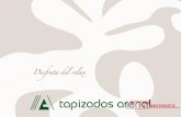 tapizados arenal - Muebles Valencia€¦ · Tapizado: Berna beige / Dalí choco / Piel sintética choco CARACTERÍSTICAS TÉCNICAS Estructura metálica con brazos de madera forrada
