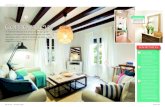1 ¡buena idea! Como nueva - Nice Home Barcelonanicehomebcn.com/img/articles/CASA DARA-1.pdf · ¡buena idea! Pintar las paredes en un suave azul le da un toque fresco al dormitorio.