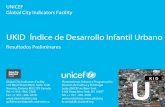 UKID Índice de Desarrollo Infantil Urbano · Niños menores de 5 años con bajo peso (%) ... 0.9760 0.6287 0.7987 0.8995 Educación 0.5166 Inicio saludable 0.5452 Agua y Saneamiento