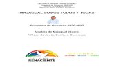 Programa de Gobierno 2020-2023 Alcaldía de Majagual (Sucre ... · Participante en el Primer Encuentro de Alcaldes y Concejales de Colombia y España, realizado en San Andrés Islas
