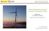 ENERGÍAS RENOVABLES EN ESPAÑA: SITUACIÓN Y … · 2020. 2. 27. · Energías renovables en España: Situación y previsiones futuras 1. SITUACIÓN DEL SECTOR Producción de electricidad