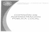 CONGRESO DE LA CiUDAD DE MEXCO COMISIÓN DE … · 2020. 4. 7. · congreso de la ciudad de mexco j legisl. tura comisiÓn de administraciÓn publica local. e comisiÓn de administraciÓn