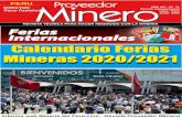 Calendario Ferias Mineras 2020/2021...Informe web Minería del Perú.com - Revista Proveedor Minero Calendario Ferias Mineras 2020/2021 Expomina Perú Exposición internacional de