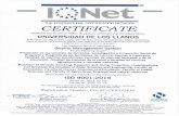 Bienvenido al SIG · 2018. 11. 7. · 9001 icontec internacional ICONTEC Certifica que el Sistema de Gestión de la organización: ICONTEC certifies that the Organization 's Management
