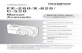 FE-280/X-820/ C-520 - Olympus · Uso de OLYMPUS Master ( Le agradecemos la adquisición de esta cámara digital Olympus. Antes de empezar a usar su nueva ... FE-280/X-820/ C-520.