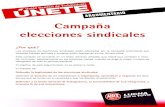 Campaña elecciones sindicales - FeSP UGT Valladolid · La campaña antisindical, y la judicialización de la gestión del Sindicato en algunos ámbi-tos, pueden llevar a los trabajadores