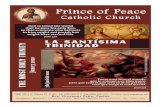 Prince of Peace...2020/06/07  · glorioso de Cristo Jesús; presenta al Padre la ofrenda de su Hijo que nos reconcilia con Él. En las intercesiones, la Iglesia expresa que la Eucaristía