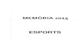 Memòria 2015 Esports - Ajuntament d'Olesa...Servei d’Esports. Memòria 2015 9 PISCINA MUNICIPAL D’HIVERN Adreça C. Urgell, s/n Codi postal 08640 Població Olesa de Montserrat