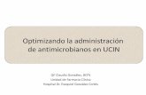 Optimizando la administración de antimicrobianos en UCIN · Arancibia A. BD de medicamentos. Consideraciones generales. Aspectos farmacocinéticos En “Biodisponibilidad de medicamento”.