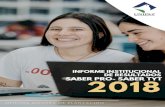 CONTENIDO - UNIPAZ · Saber Pro; de éstos, 457 presentaron la prueba y se encuentran con resultados publicados; el porcentaje de participación en las pruebas Saber 2018 disminuyó