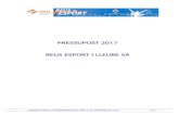 PRESSUPOST 2017 REUS ESPORT I LLEURE SA · Reus, d’acord a la reestructuració empresarial aprovada pel Ple de data 31 de març de 2014, amb efectes a partir del dia 1 de juliol