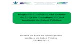 Reglamento Interno del Comité de Ética en Investigación del Instituto de Salud … · INSTITUTO DE SALUD PÚBLICA COMITÉ DE ÉTICA EN INVESTIGACIÓN 5. NORMA OFICIAL MEXICANA