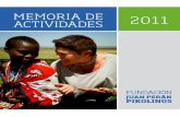 MEMORIA DE 2011 ACTIVIDADES · 2016. 10. 26. · Memoria 2011 Fundación Juan Perán-Pikolinos 8 ASFEME es una asociación que tiene como finalidad la mejora de la calidad de vida