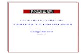 CATÁLOGO GENERAL DE - Banco de Comercio...Catálogo General de Tarifas y Comisiones Página 5 1. AHORRO TRADICIONAL MN Moneda Fecha de Actualización MN 30.03.2016 Concepto Comisión