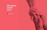 Memòria anual 2017 - Creu rojacreuroja.ad/www/wp-content/uploads/2016/06/CRA-memoria... · 2019. 4. 12. · 2 4. Àrea de Joventut MEMÒRIA ANUAL 2017 5 Presentació Benvolguts socis