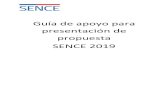 Guía de apoyo para presentación de propuesta SENCE 2019€¦ · presentación de propuesta SENCE 2019 . 1. INTRODUCCIÓN La presente Guía de Presentación de Propuestas, tiene