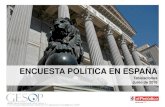 ENCUESTA POLÍTICA EN ESPAÑA - El Periódico · Junio de 2018 Encuesta política en España. ENCUESTA POLÍTICA EN ESPAÑA Tabulaciones Junio de 2018 GESOP, Gabinet d’EstudisSocials