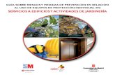 GUÍA SOBRE RIESGOS Y MEDIDAS DE PREVENCIÓN EN … · 6 Guía sobre riesgos y medidas de prevención en relación al uso de equipos de protección individual en: Servicios a edificios