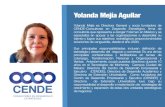 FICHA-YOLANDA-MEJIA - CENDE€¦ · Yolanda Mejía Aguilar Yolanda Mejía es Directora General y socia fundadora de CENDE-ConsuItores en Desarrollo Estratégico, firma de consultoría