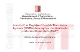 Inscripció al Registre Oficial de Maquinària Agrícola (ROMA) dels …agricultura.gencat.cat/.../roma/pi_ro_mapf.pdf · 2019. 3. 3. · 2 Inscripció al ROMA dels EAPF El Reial