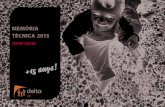 MEMÒRIA TÈCNICA 2015delta.coop/wp-content/uploads/2017/01/delta_memoria_tecnica_TOT.pdf · 9 Delta - Memòria 2015 Serveis d’atenció i suport a la infància, famílies i professionals