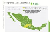 Programa Luz Sustentable - tangancicuaro.gob.mxtangancicuaro.gob.mx/PDF/LUZ SUSTENTABLE.pdf · Programa Luz Sustentable El programa espera sustituir un total de 45.8 millones de lámparas